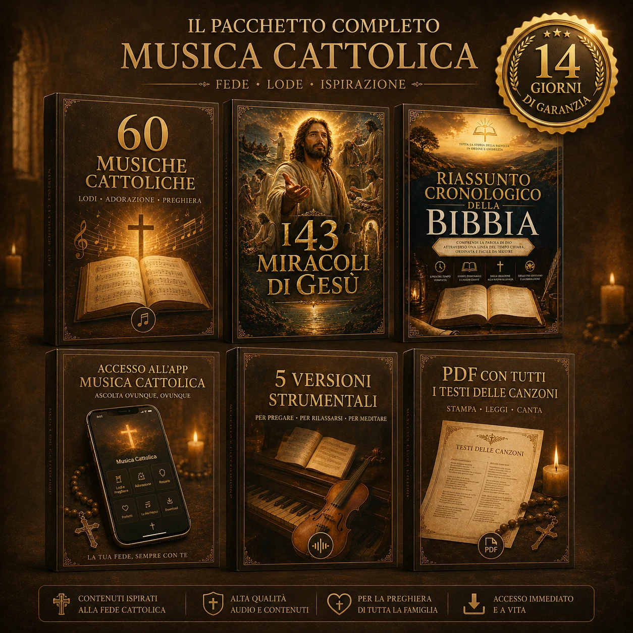 Tutto quello che riceverai nel pacchetto Parola Cantata